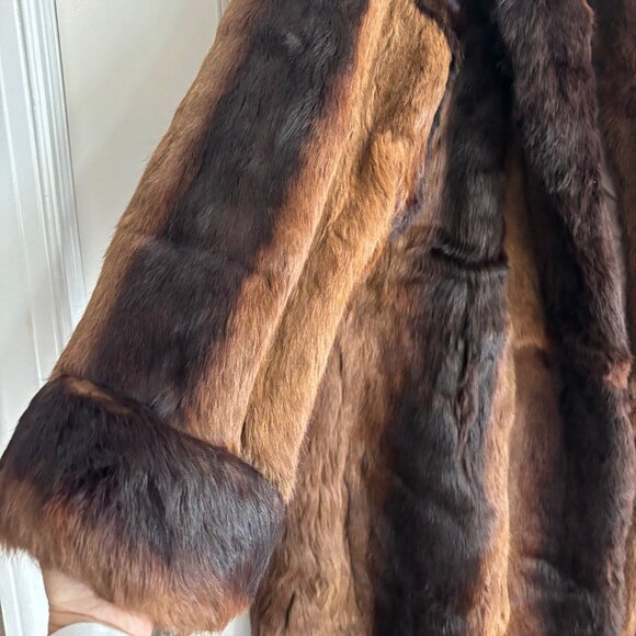 Elegant Vintage Polo Norte Rabbit Fur Coat - Full Length - Picture 5 of 10